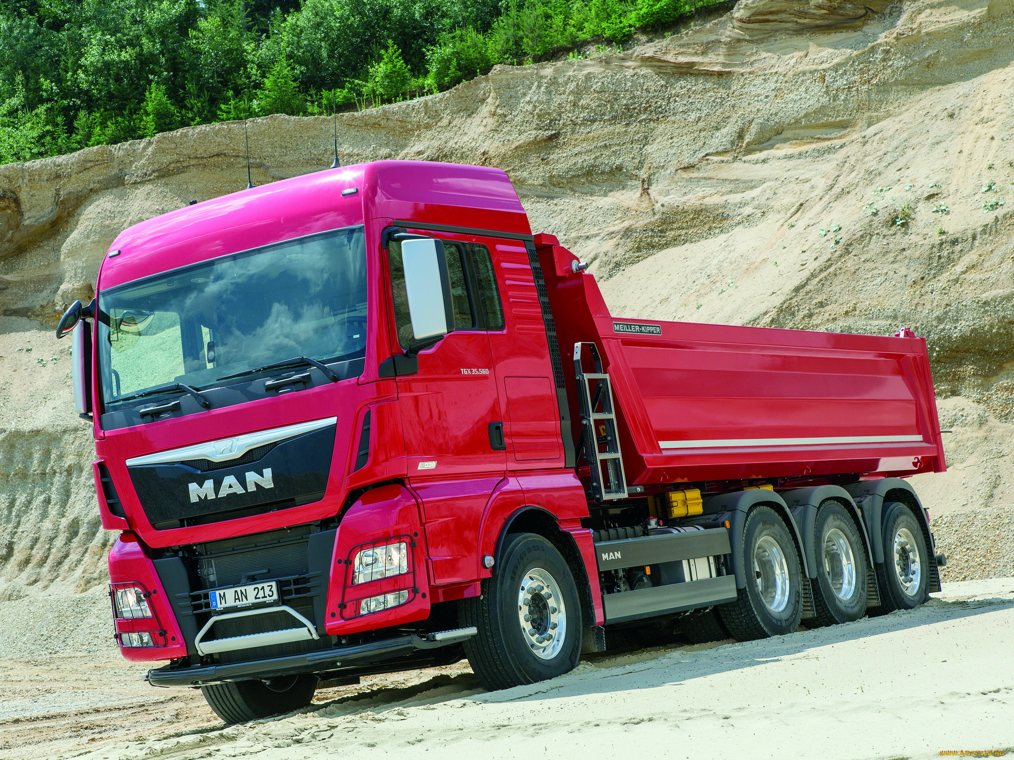 , man, 2014, 8x4, 35-560, tgx, meiller-kipper